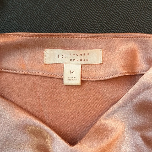 Lauren Conrad Millennial Pink Slip Dress M - Picture 7 of 7